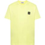 Gelbe Stone Island T-Shirts für Herren Größe S 