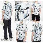Reduzierte Aquablaue Stone Island T-Shirts für Herren Größe XL 