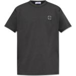 Dunkelgraue Stone Island T-Shirts aus Baumwolle für Herren Größe XXL 