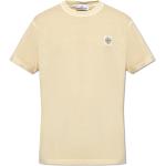 Gelbe Kurzärmelige Stone Island T-Shirts für Herren Größe XXL 