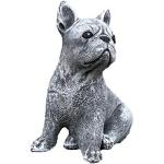 15 cm Hundefiguren aus Kunststein wetterfest 
