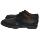 Schwarze Business Stonefly Derby Schuhe aus Leder für Herren Größe 43 