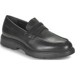 Reduzierte Schwarze Business Stonefly Derby Schuhe aus Leder für Herren Größe 44 mit Absatzhöhe bis 3cm 