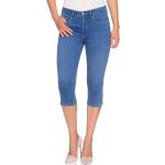 Blaue Stooker Stretch-Jeans aus Denim für Damen Größe L Weite 36 