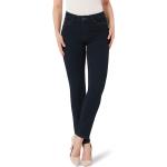 Dunkelblaue Stooker Slim Fit Jeans mit Reißverschluss aus Baumwolle für Damen Größe XS 
