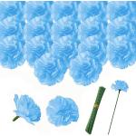 Reduzierte Blaue Blumenköpfe 