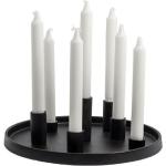 Reduzierte Schwarze 29 cm Storefactory Kerzenständer & Kerzenhalter aus Keramik 