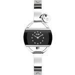 Schwarze 3 Bar wasserdichte Wasserdichte STORM Watches Stahlarmbanduhren mit Mineralglas-Uhrenglas für Damen 