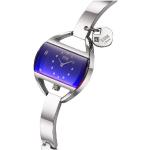 Silberne Elegante 3 Bar wasserdichte Wasserdichte STORM Watches Quarz Damenarmbanduhren aus Edelstahl mit Mineralglas-Uhrenglas mit Edelstahlarmband 