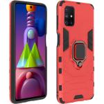 Rote Samsung Galaxy M51 Hüllen Art: Bumper Cases aus Silikon stoßfest 