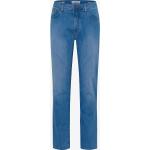 Hellblaue Brax Cadiz Straight Leg Jeans mit Reißverschluss aus Baumwollmischung für Herren 
