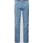 Blaue Brax Chuck Straight Leg Jeans mit Reißverschluss aus Baumwollmischung für Herren 