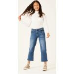 Dunkelblaue Casual Straight Leg Jeans für Kinder mit Reißverschluss aus Baumwolle 