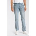 Straight-Jeans LEVI'S "501 ORIGINAL" blau (crystal clear stretch) Herren Jeans Straight Fit mit Markenlabel Bestseller
