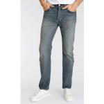 Straight-Jeans LEVI'S "501 ORIGINAL" blau (medium indigo destructed) Herren Jeans Straight Fit mit Markenlabel Bestseller