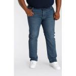 Straight-Jeans LEVI'S PLUS "501 LEVI'SORIGINAL B&T" blau (medium indigo stonewash) Herren Jeans Straight Fit