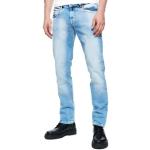 Reduzierte Hellblaue Elegante Rusty Neal Straight Leg Jeans aus Denim für Herren Größe XXL für den für den Sommer 