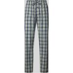 Blaue Hanro Pyjamahosen aus Baumwolle für Herren Größe XL 