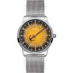 Silberne 10 Bar wasserdichte Wasserdichte Quarz Armbanduhren aus Edelstahl mit Einzeiger-Zifferblatt mit Milanaise-Armband 