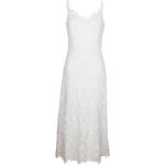 Weiße Alba Moda Spaghettiträger-Kleider mit Reißverschluss aus Jersey enganliegend für Damen Größe L 