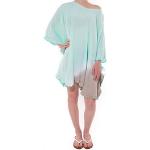 Mintgrüne Batik Sommerkleider für Damen 