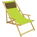 Erst-Holz Liegestühle geölt aus Buche klappbar Breite 150-200cm, Höhe 150-200cm, Tiefe 0-50cm 