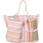 Rosa Strandtaschen & Badetaschen aus Textil 
