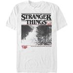 Weiße Stranger Things T-Shirts für Herren Größe L 