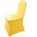 Reduzierte Gelbe Moderne Stuhlhussen aus Stoff schmutzabweisend 2-teilig 
