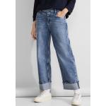 Reduzierte Street One 5-Pocket Jeans aus Denim für Damen 