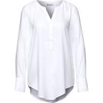 Weiße Unifarbene Langärmelige Street One Blusenshirts & Schlusen für Damen Größe XL 
