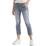 Indigofarbene Casual Street One Capri-Jeans für Damen Weite 30 für den für den Sommer 