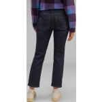 Reduzierte Indigofarbene Street One 5-Pocket Jeans aus Denim für Damen 