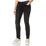 Reduzierte Schwarze Street One Slim Fit Jeans aus Denim für Damen Größe M Weite 30 