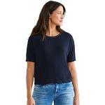 Reduzierte Blaue Kurzärmelige Street One T-Shirts für Damen Größe XS 