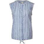 Reduzierte Blaue Ärmellose Street One Transparente Blusen & durchsichtige Blusen für Damen Größe XS für den für den Sommer 