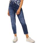 Indigofarbene Loose Fit Street One Slim Fit Jeans aus Denim für Damen Weite 28 