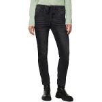 Schwarze Loose Fit Street One Slim Fit Jeans aus Denim für Damen Weite 29 