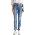 Reduzierte Blaue Casual Street One Slim Fit Jeans aus Denim für Damen Weite 29 
