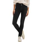 Reduzierte Schwarze Street One Slim Fit Jeans aus Denim für Damen Weite 30 