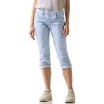 Hellblaue Casual Street One Capri-Jeans aus Denim für Damen Weite 27 für den für den Sommer 