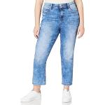 Blaue Street One Tilly Slim Fit Jeans aus Denim für Damen Weite 26 