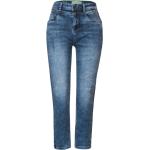 Blaue Street One High Waist Jeans aus Denim für Damen Größe XXL Weite 26 