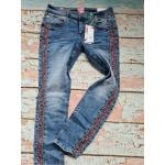 Blaue Street One Stretch-Jeans aus Baumwollmischung für Damen Größe XS 