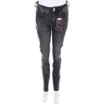Schwarze Street One Skinny Jeans aus Denim für Damen Weite 30, Länge 32 