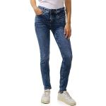 Reduzierte Indigofarbene Street One Slim Fit Jeans aus Denim für Damen Weite 33 