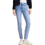 Reduzierte Indigofarbene Street One Slim Fit Jeans aus Denim für Damen Weite 33 