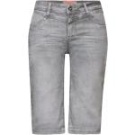 Graue Casual Street One Jane Slim Fit Jeans aus Baumwollmischung für Damen 