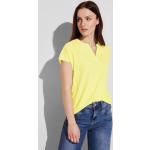 Gelbe Elegante Kurzärmelige Street One Blusenshirts & Schlusen aus Viskose für Damen Größe XS 