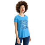 Reduzierte Blaue Kurzärmelige Street One T-Shirts für Damen Größe S 